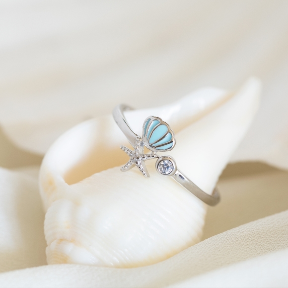 Seashore Treasures Ring (S925) - Only 1 left! - Picture 5 of 5